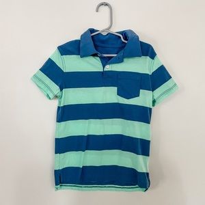 Boys striped polo shirt. Size XS (4/5)